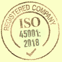 ISO 45001 Occupational Health & Safety Stamp